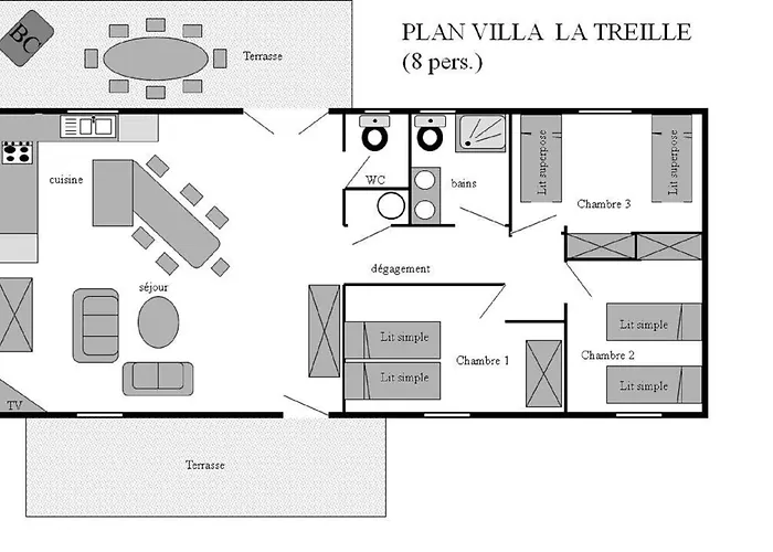La Treille 4 8 Pers