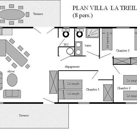 La Treille 4 8 Pers